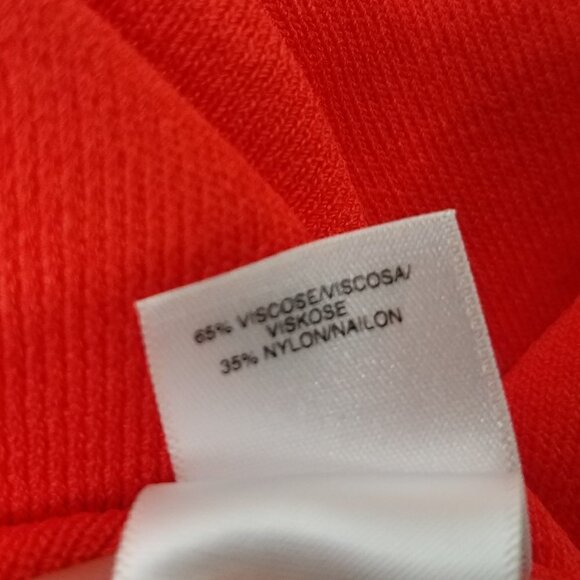 NEW Rachel Roy Collection Size S Knit Sleeveless V-neck Top Tee in Coral NWT - Picture 9 of 9